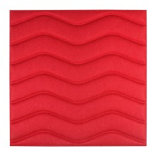 قیمت خرید فروش پنل آکوستیک شاینینگ ساند Shining Sound Wool Panel Waves Red