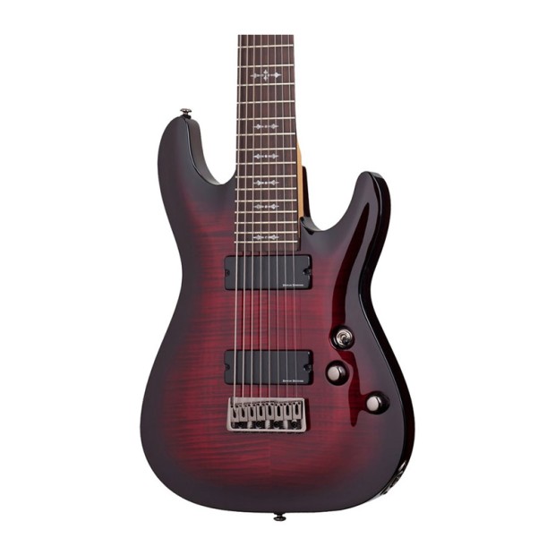 گیتار الکتریک شکتر Schecter Demon 8 Crimson Red Burst