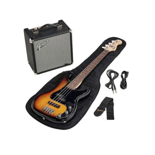 گیتار بیس فندر Squier Affinity Precision Bass PJ LRL Pack 3-Color Sunburst