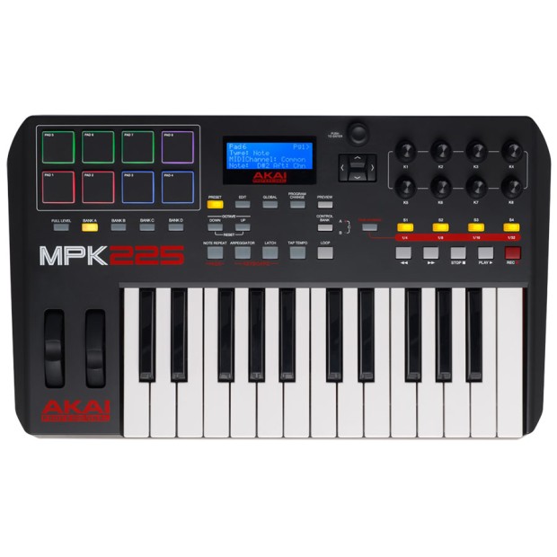 میدی کنترلر آکایی AKAI MPK225
