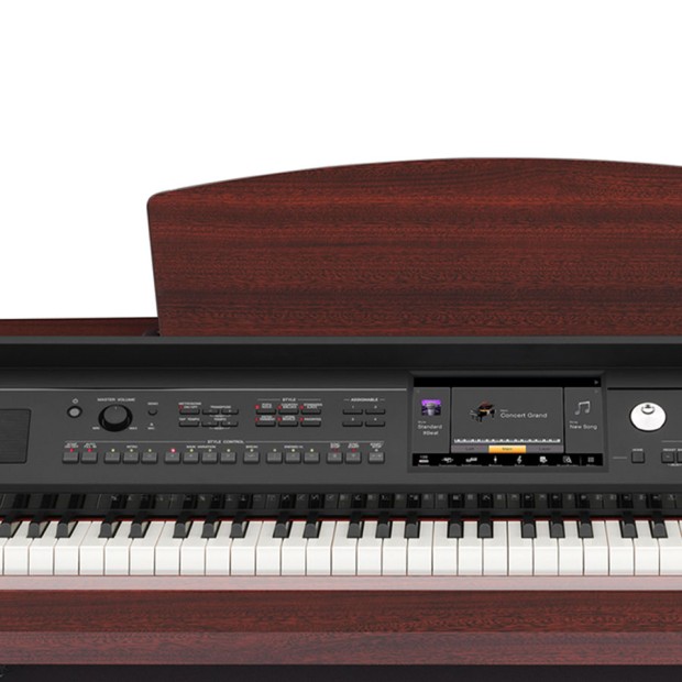 پیانو دیجیتال یاماها Yamaha CVP-609 Polished Mahogany