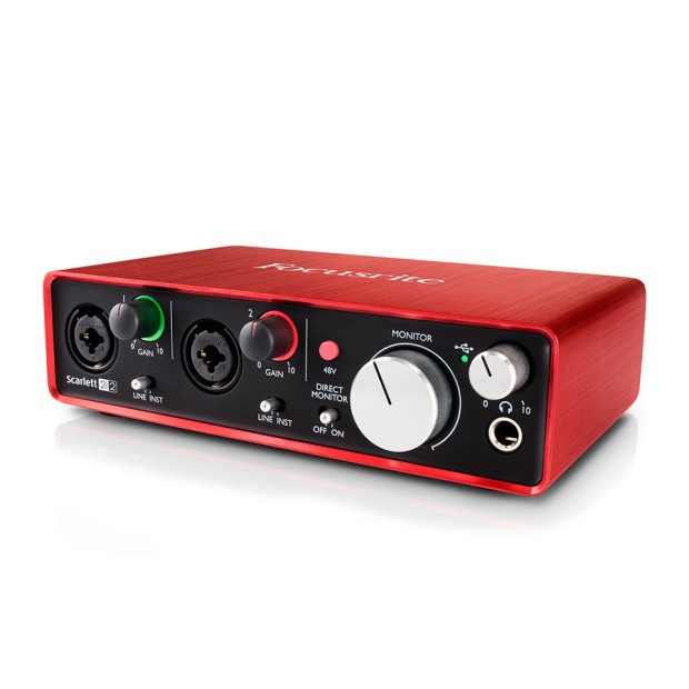 کارت صدا فوکوسرایت Focusrite Scarlett 2i2 G2