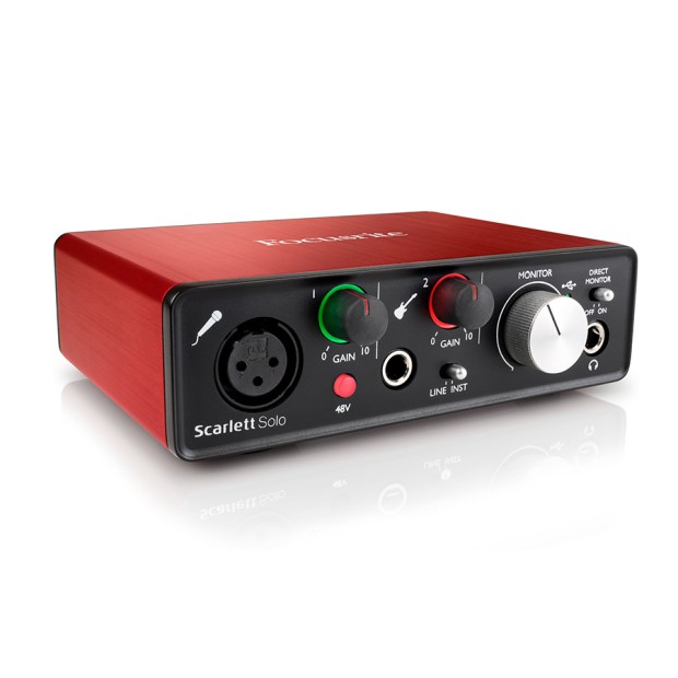 کارت صدا فوکوسرایت Focusrite Scarlett Solo G2