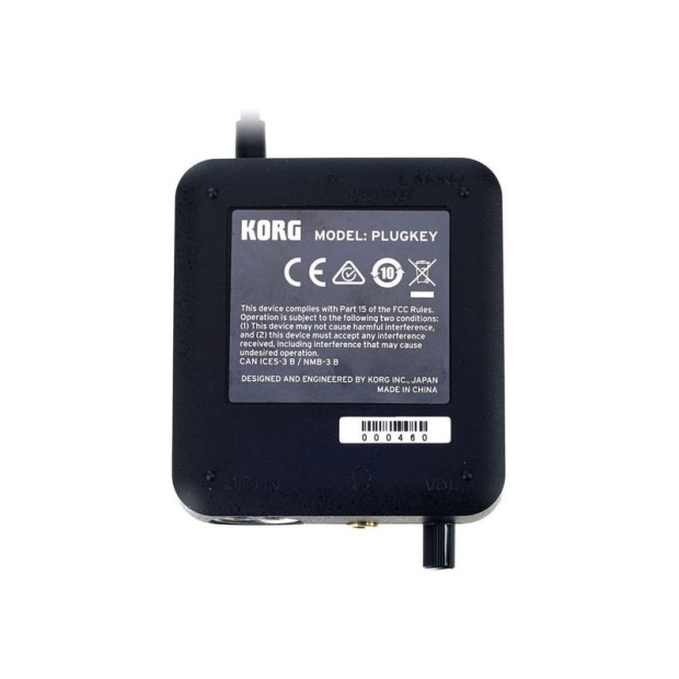 کارت صدای سازگار با آی او اس کرگ Korg Plugkey Black