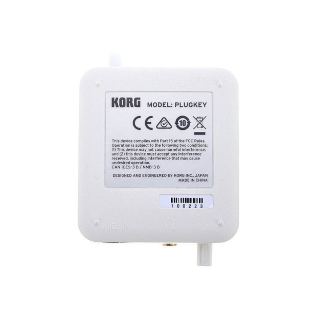 کارت صدای سازگار با آی او اس کرگ Korg Plugkey White
