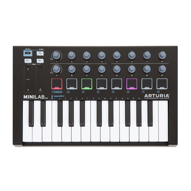 میدی کنترلر آرتوریا Arturia MiniLab MkII BK