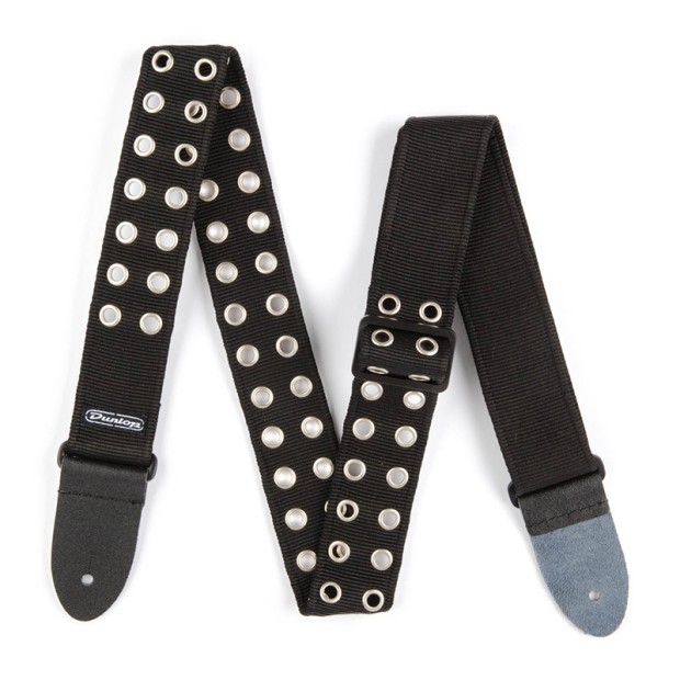 بند گیتار دانلوپ Dunlop Classic Strap Black Grommet D38-19BK