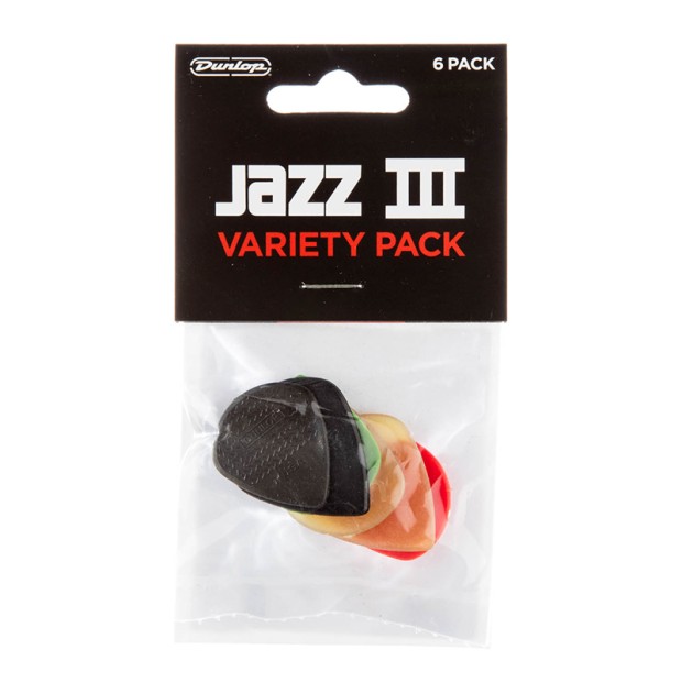 پیک گیتار دانلوپ Dunlop Jazz III Pick Variety Pack Jazz III 6 PK PVP103