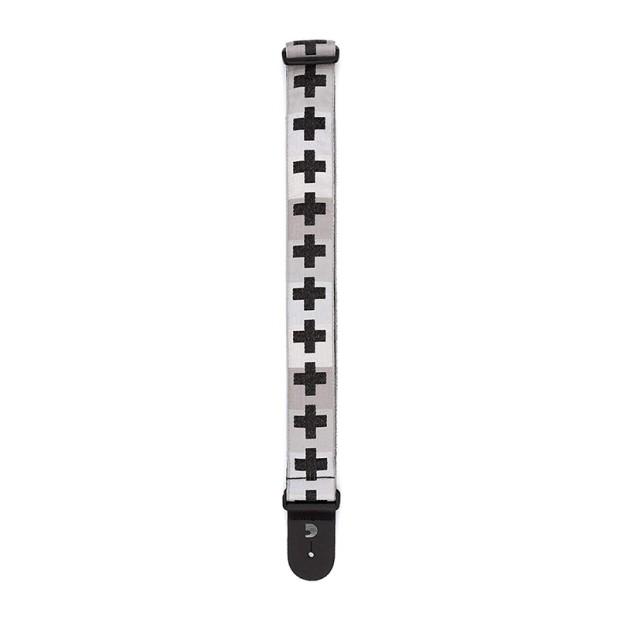 بند گیتار داداریو D'Addario Woven Guitar Strap Checkered Crosses