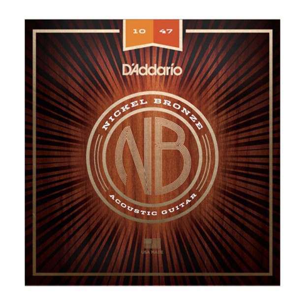 سیم گیتار آکوستیک داداریو D'Addario NB1047 Nickel Bronze Acoustic Strings