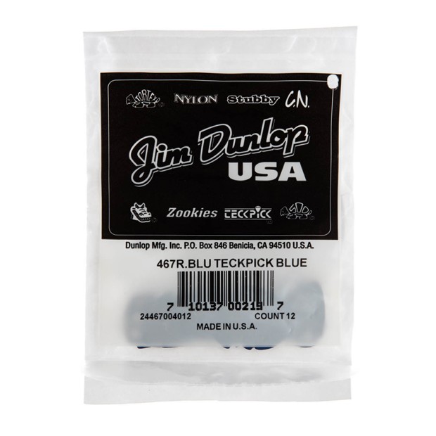 پیک گیتار دانلوپ Dunlop 467R Teckpick Standard Blue