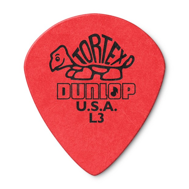 پیک گیتار دانلوپ Dunlop 472RL3 Tortex Jazz III Guitar Pick