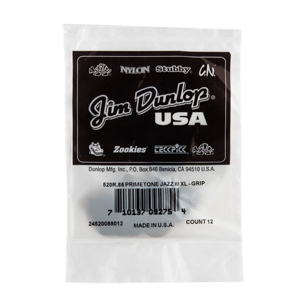 پیک گیتار دانلوپ Dunlop Primetone Jazz III XL Guitar Pick 0.88mm