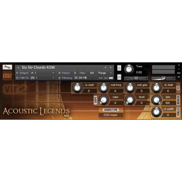 وی اس تی پلاگین ویر2 اینسترومنت Vir2 Instruments Acoustic Legend HD