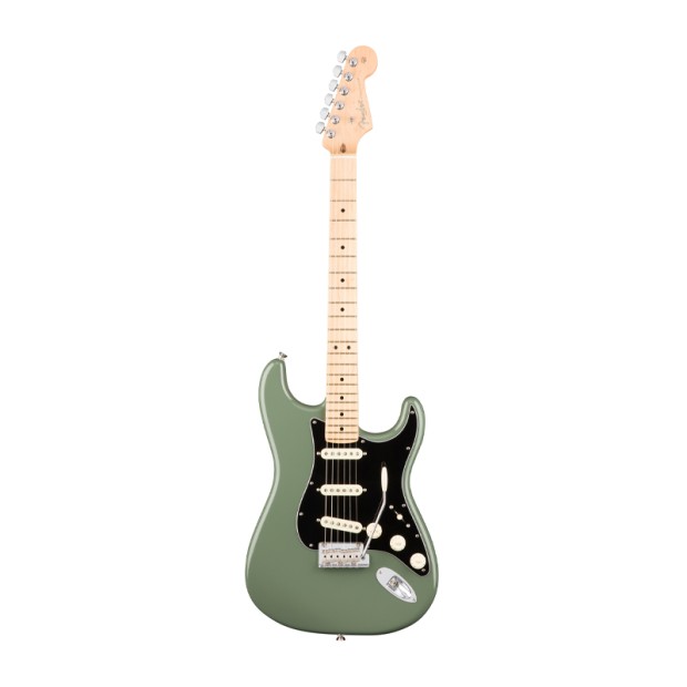 گیتار الکتریک فندر Fender American Professional Stratocaster - Antique Olive w/ Maple Fingerboard