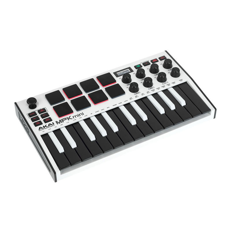 میدی کنترلر آکایی AKAI MPK Mini MK3 White