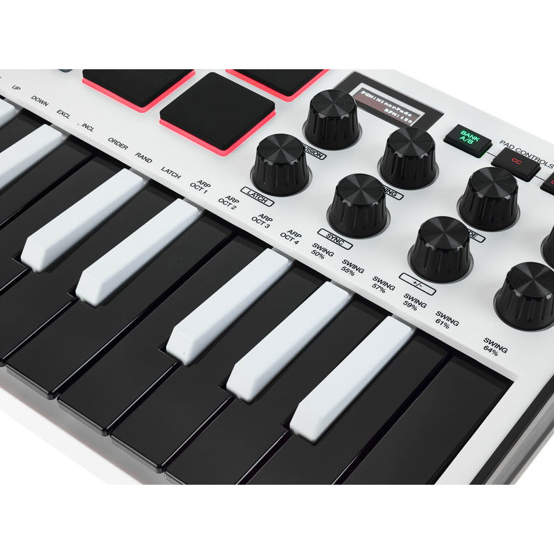 میدی کنترلر آکایی AKAI MPK Mini MK3 White