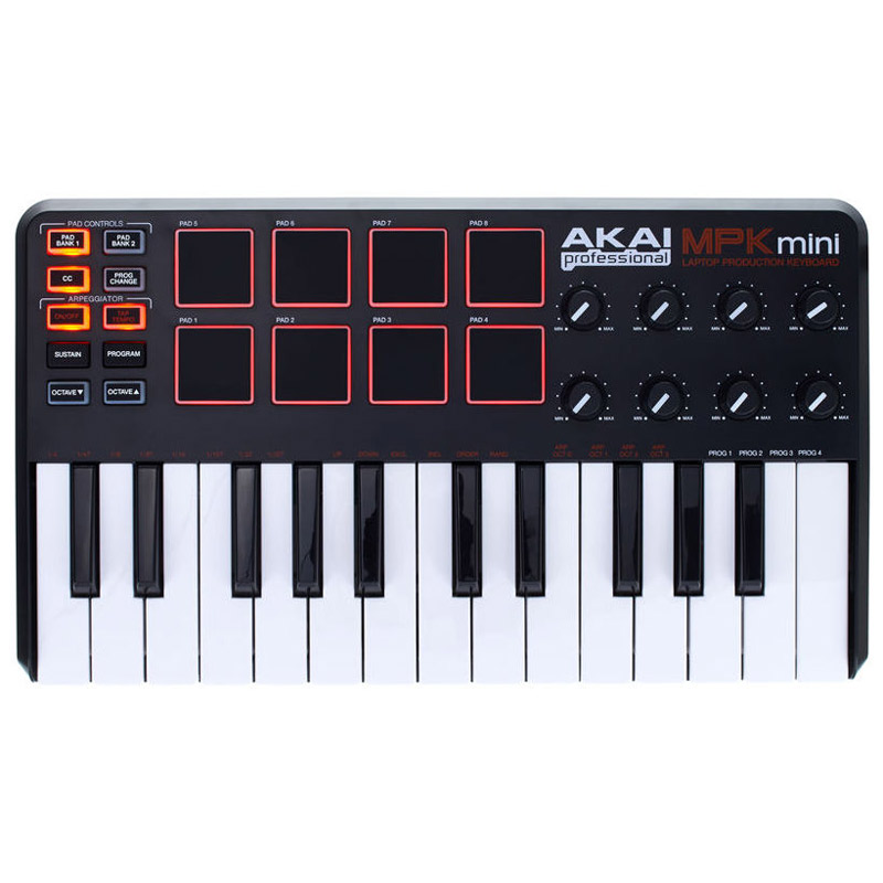 میدی کنترلر آکایی AKAI MPK mini