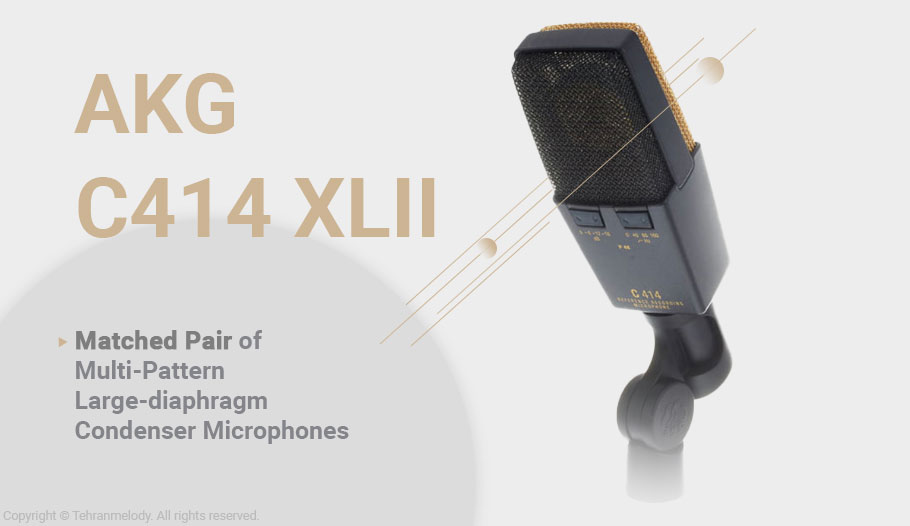 میکروفون استودیویی AKG C414 XLII/ST Matched Pair