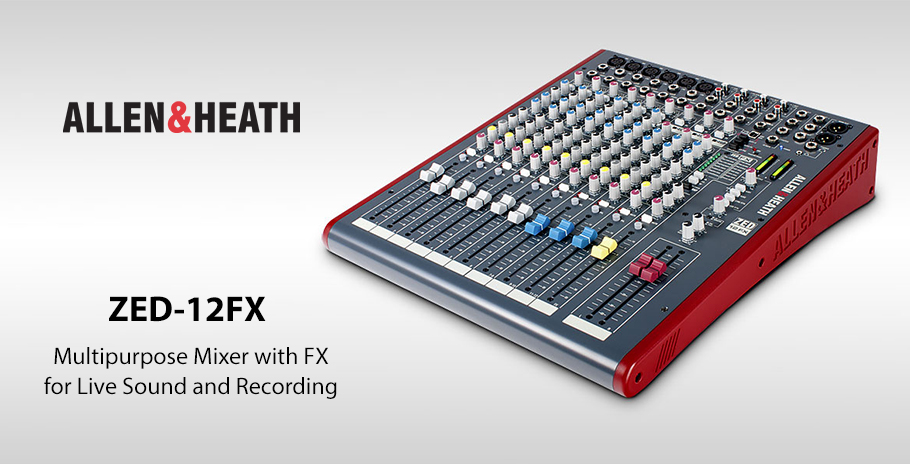 Allen & Heath ZED-12FX میکسر صدا