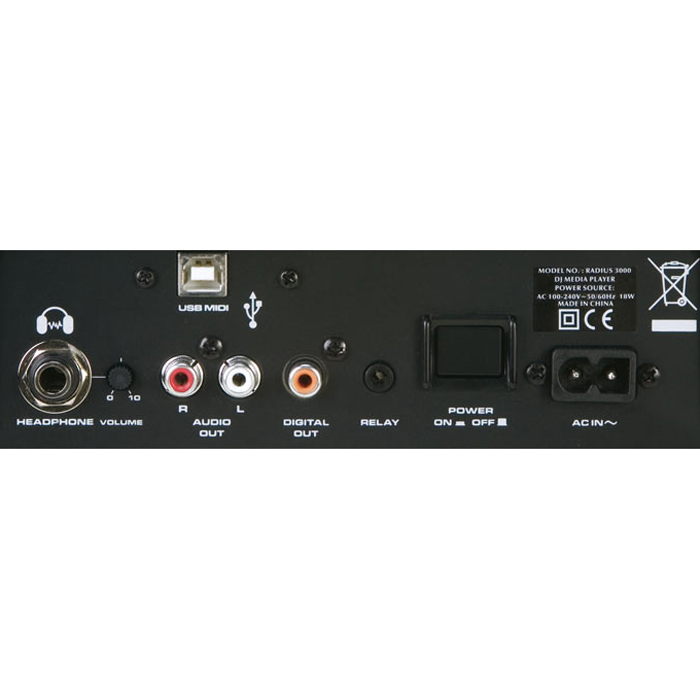 پلیر دی جی آمریکن دی جی American DJ Radius 3000