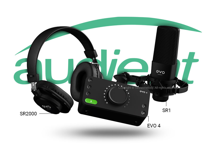 پکیج کارت صدا Audient EVO Start Recording Bundle