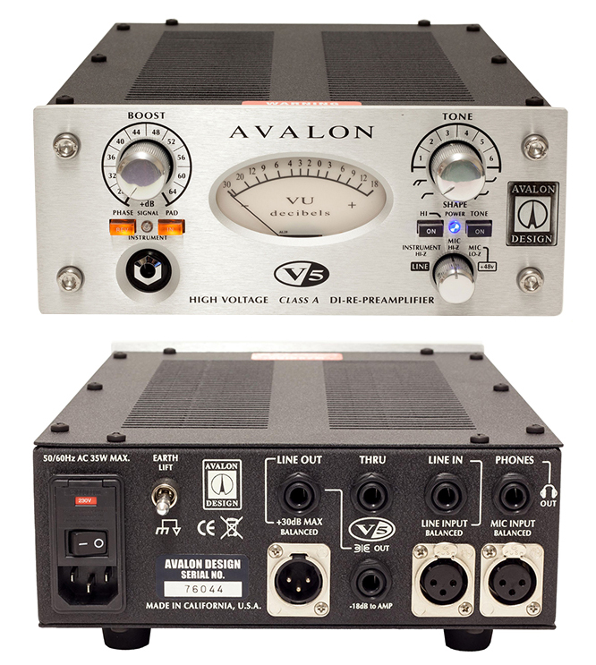 Avalon V5 پری آمپ