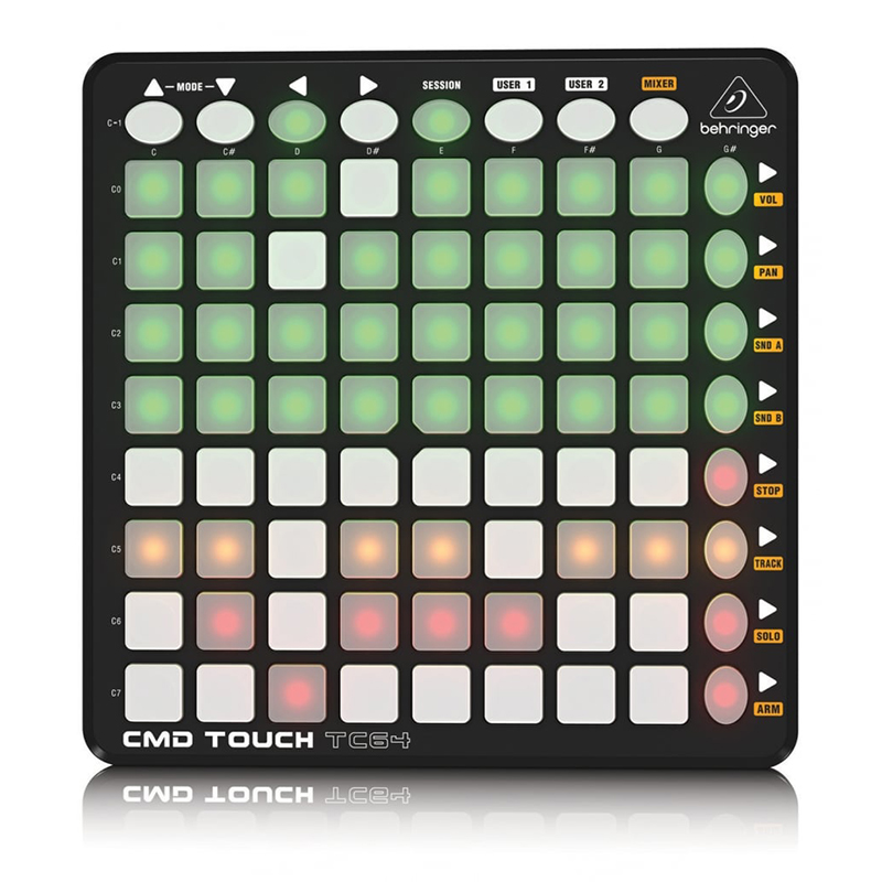 قیمت خرید فروش میدی کنترلر و دی جی کنترلر بهرینگر Behringer CMD Touch TC64