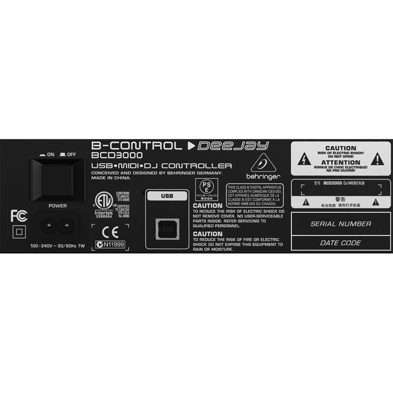 دی جی کنترلر بهرینگر Behringer DEEJAY BCD3000