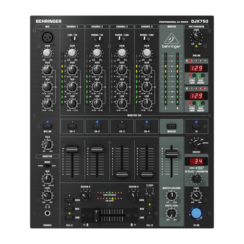 قیمت خرید فروش میکسر دی جی بهرینگر Behringer DJX750