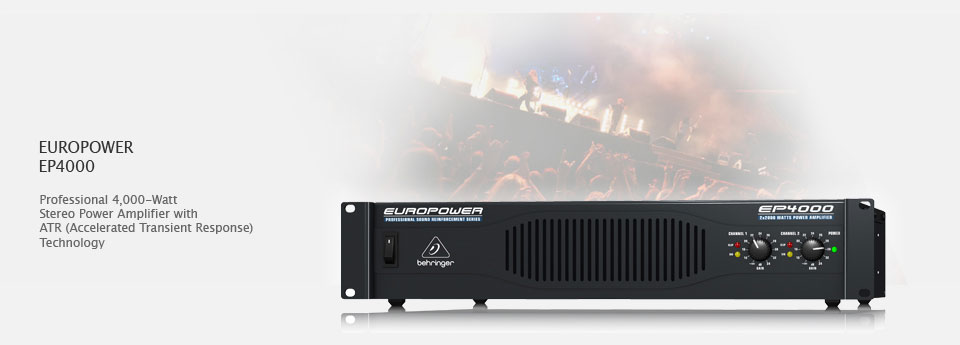 Behringer EUROPOWER EP4000 آمپلی فایر