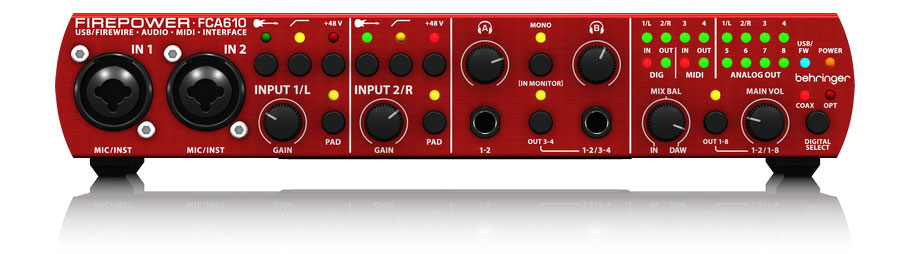 Behringer FCA610 کارت صدا