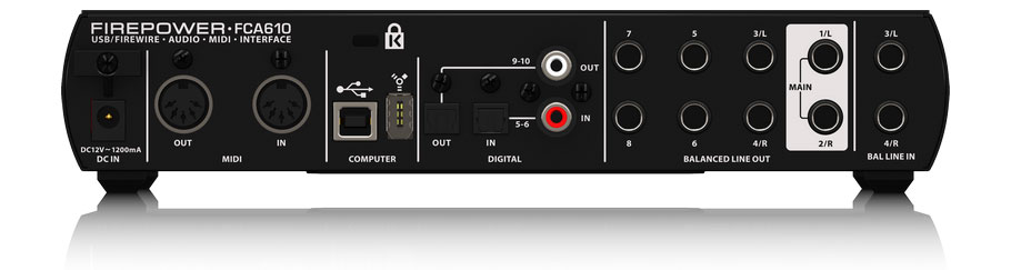 Behringer FCA610 کارت صدا