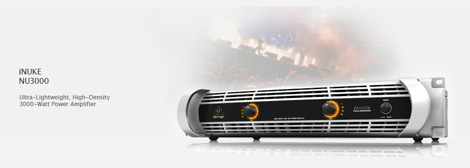 Behringer iNUKE NU3000 آمپلی فایر
