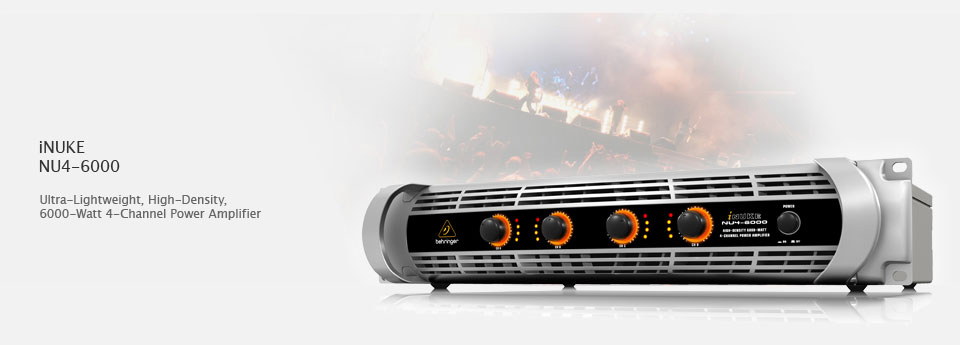 Behringer iNUKE NU4-6000 آمپلی فایر