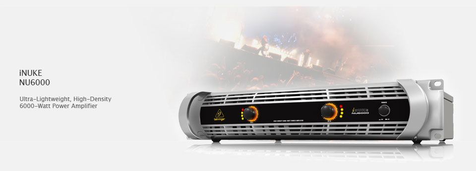 Behringer iNUKE NU6000 آمپلی فایر