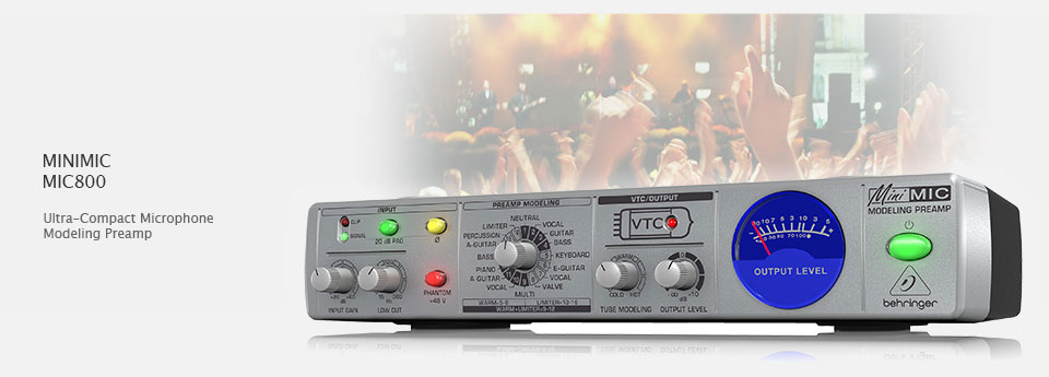 Behringer MIC800 Tube پری آمپ