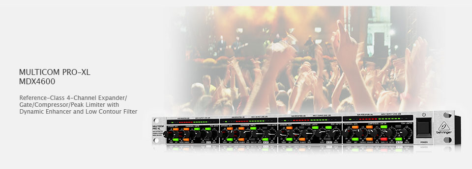 Behringer MULTICOM PRO-XL MDX4600 پردازشگر
