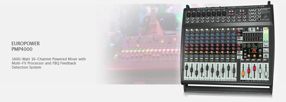 Behringer PMP4000 پاور میکسر