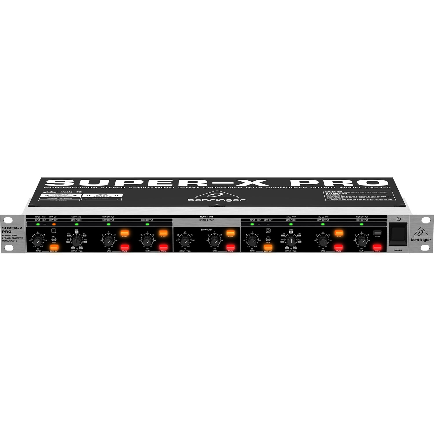 قیمت خرید فروش پردازشگر صوتی بهرینگر Behringer SUPER-X PRO CX2310