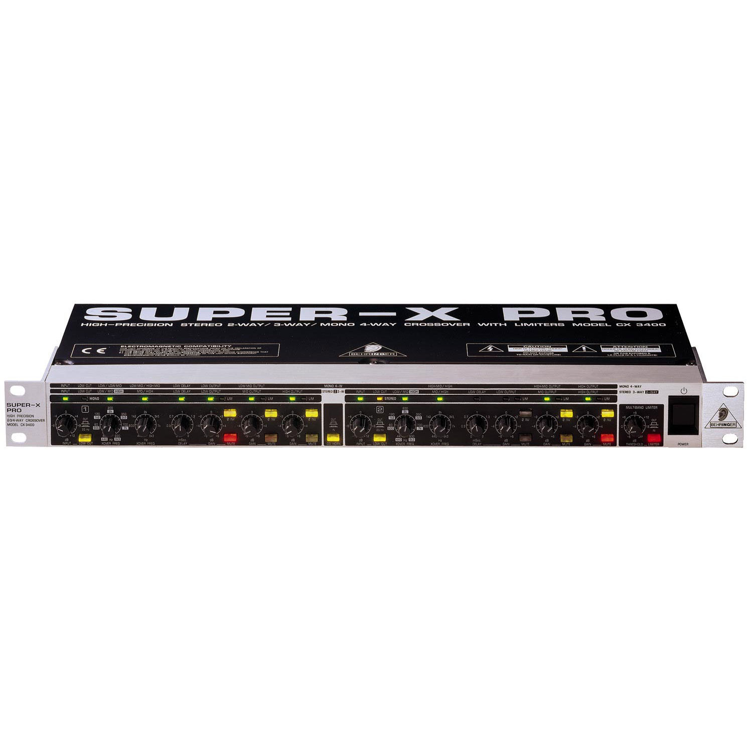 قیمت خرید فروش پردازشگر صوتی بهرینگر Behringer SUPER-X PRO CX3400