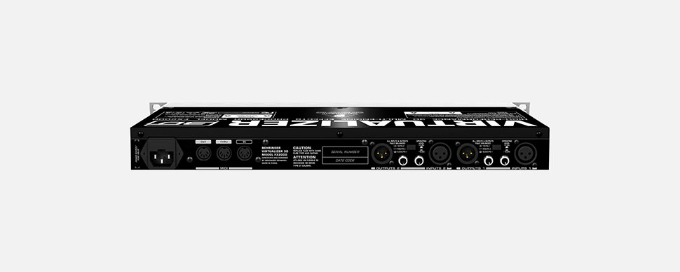 Behringer VIRTUALIZER 3D FX2000 پردازشگر