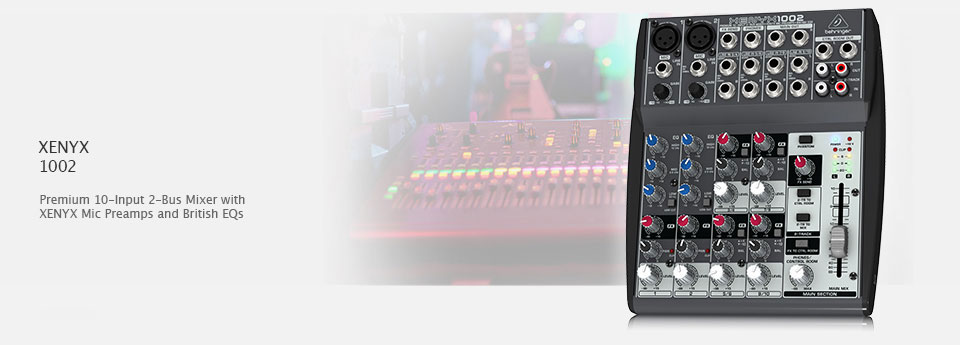 Behringer Xenyx 1002 میکسر