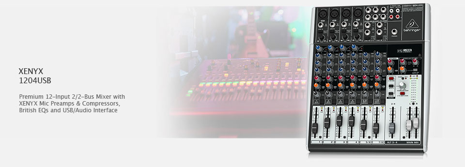 Behringer Xenyx 1204 USB میکسر