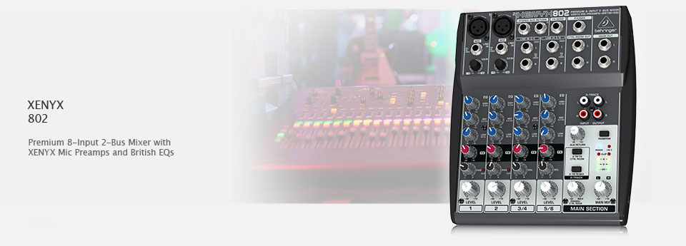 Behringer Xenyx 802 میکسر