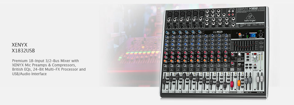Behringer Xenyx X1832USB میکسر