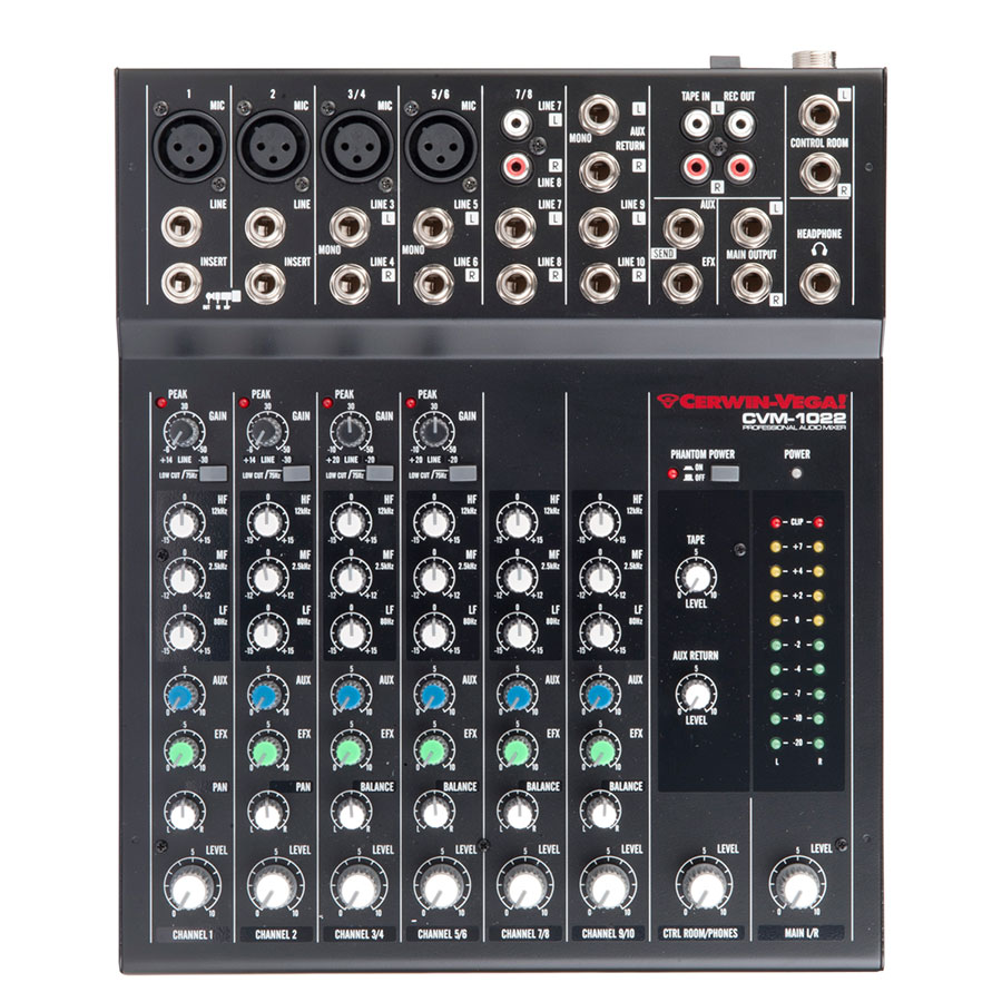 قیمت خرید فروش میکسر صدا سروین وگا Cerwin-Vega CVM-1022