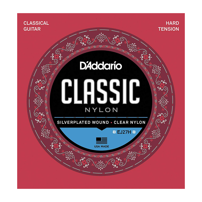 قیمت خرید فروش سیم گیتار کلاسیک داداریو D'Addario EJ27H Student Nylon Hard Tension
