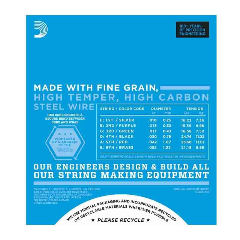 سیم گیتار الکتریک داداریو D'Addario EXL140