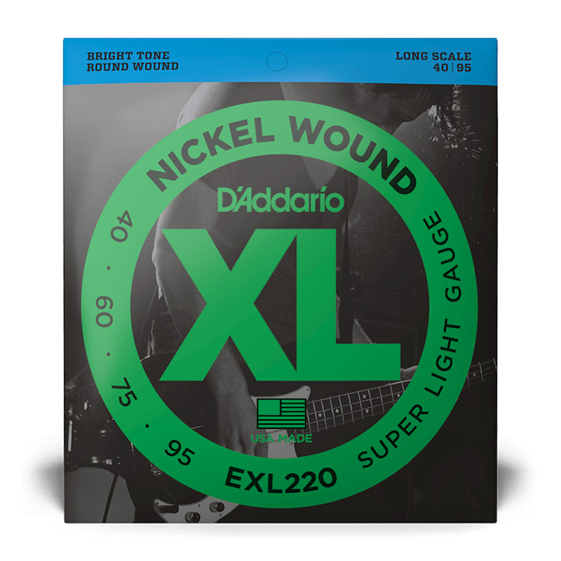قیمت خرید فروش سیم گیتار بیس داداریو D'Addario EXL220